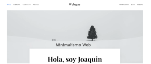 El minimalismo en el diseño web